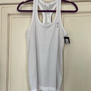 White Athletic Tank Top